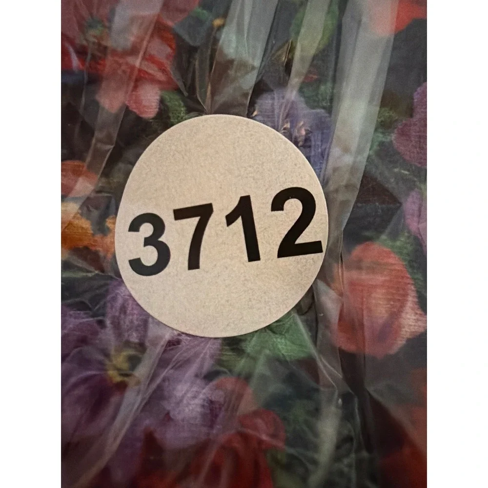 H&M Nathalie Lété Floral‎ Dress Kids 4-6Y Navy Blue Sleeveless Cotton Jersey